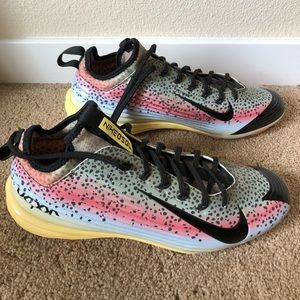 NWOT Rainbow Lunar Vapor Trout Cleat